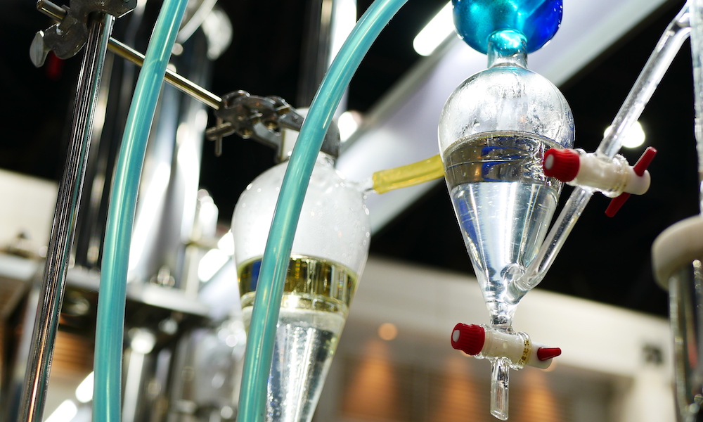 Olive oil in Factory